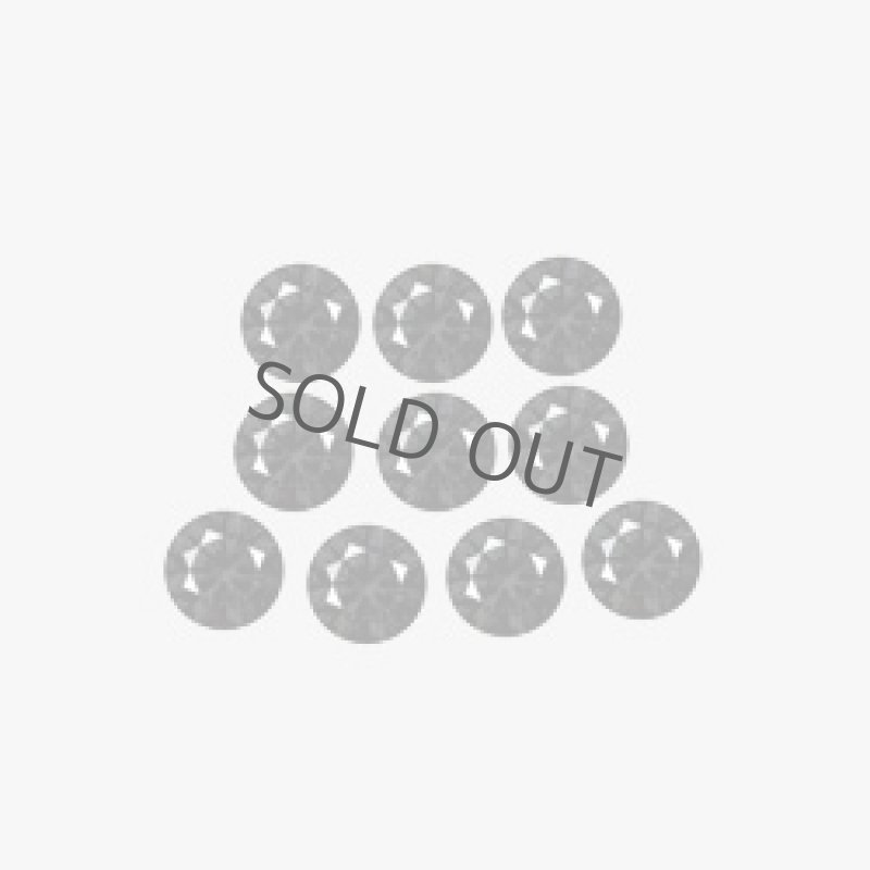 画像1: 業務用キュービックジルコニア(Black)4.5mm500個ロット (1)