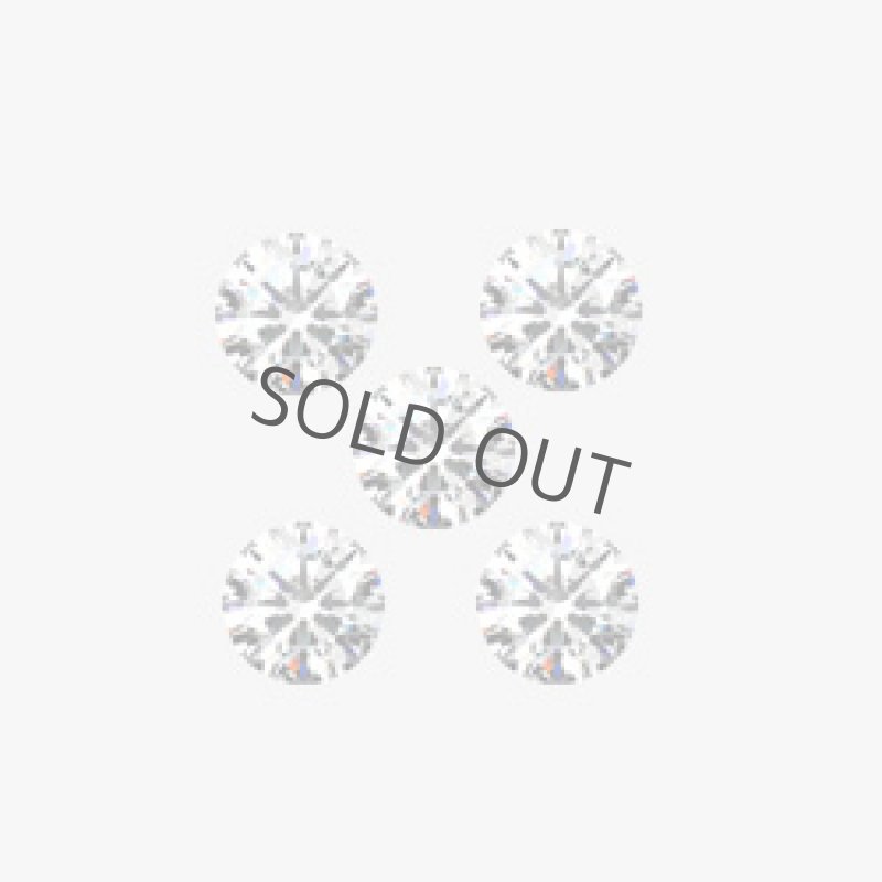 画像1: 業務用キュービックジルコニア(white)6.0mm100個ロット (1)
