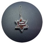 画像1: Wishingstone Charm-HEXAGRAM/Garnet・ガーネット  / JAPAN MADE (1)