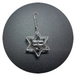 画像1: Wishingstone Charm-HEXAGRAM/Obsidian・オブシディアン  / JAPAN MADE (1)
