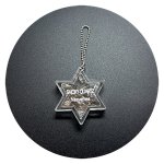 画像1: Wishingstone Charm-HEXAGRAM/Smoky Quartz・スモーキークォーツ  / JAPAN MADE (1)