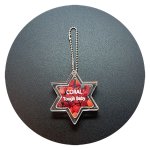 画像1: Wishingstone Charm-HEXAGRAM/Coral・サンゴ  / JAPAN MADE (1)