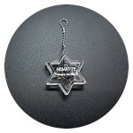 画像1: Wishingstone Charm-HEXAGRAM/Hematite・ヘマタイト  / JAPAN MADE (1)