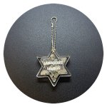 画像1: Wishingstone Charm-HEXAGRAM/Labradorite・ラブラドライト  / JAPAN MADE (1)