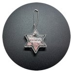 画像1: Wishingstone Charm-HEXAGRAM/Rose Quartz・ローズクォーツ  / JAPAN MADE (1)