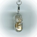 画像2: 05(ポジティブ思考・Positive)；ルチルクォーツ・RUTILATED QUARTZ／天然石お願いカプセルストラップ：日本製・JapanMade (2)