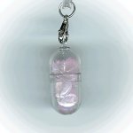 画像2: 06(魅力倍増・Charmingly)；ローズクォーツ・ROSE QUARTZ／天然石お願いカプセルストラップ：日本製・JapanMade (2)