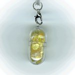 画像2: 08(回復力UP・Healing)；シトリンクォーツ・CITRINE QUARTZ／天然石お願いカプセルストラップ：日本製・JapanMade (2)