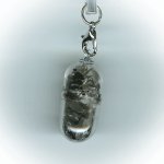 画像2: 20(災難除け・Avoid Disaster)；スモーキークォーツ・SMOKY QUARTZ／天然石お願いカプセルストラップ：日本製・JapanMade (2)