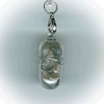 画像2: 26(クリエイティブ・Creative)；ラブラドライト・LABRADORITE／天然石お願いカプセルストラップ：日本製・JapanMade (2)