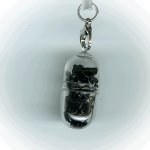 画像2: 32(予知力・Precognition)；オブシディアン・OBSIDIAN／天然石お願いカプセルストラップ：日本製・JapanMade (2)