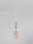 画像3: 06(魅力倍増・Charmingly)；ローズクォーツ・ROSE QUARTZ／天然石お願いカプセルストラップ：日本製・JapanMade (3)