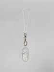 画像3: 12(純粋性・Purity)；ロッククリスタル・ROCK CRYSTAL／天然石お願いカプセルストラップ：日本製・JapanMade (3)