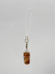画像3: 13(気力充実・Full Spirits)；カーネリアン・CARNELIAN／天然石お願いカプセルストラップ：日本製・JapanMade (3)