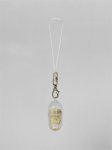 画像3: 17(安全旅行・Bon Voyage)；ムーンストーン・MOONSTONE／天然石お願いカプセルストラップ：日本製・JapanMade (3)