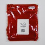 画像1: フィリピン製オーガンジーポーチ（M)90ｘ120ｍｍ10枚入り-レッド (1)