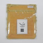 画像1: フィリピン製オーガンジーポーチ（M)90ｘ120ｍｍ10枚入り-イエロー (1)