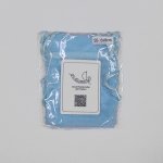 画像1: フィリピン製オーガンジーポーチ（SS)60ｘ80ｍｍ10枚入り-スカイブルー (1)