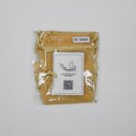 画像1: フィリピン製オーガンジーポーチ（SS)60ｘ80ｍｍ10枚入り-イエロー (1)