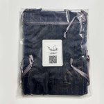 画像1: 日本製オーガンジーポーチ（Ｌ)120ｘ170ｍｍ10枚入り-ブラック (1)
