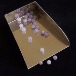 画像2: アメジストクオーツ/丸玉片穴4mmφ2個セット(サイズペアリング済) (2)