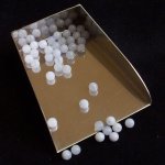画像2: ブルーレースアゲーテ/丸玉片穴4mmφ2個セット(サイズペアリング済) (2)