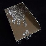 画像2: ロッククリスタル/丸玉片穴5.5mmφ2個セット(サイズペアリング済) (2)