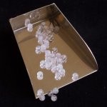 画像2: ローズクオーツ/丸玉片穴4mmφ2個セット(サイズペアリング済) (2)