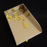 画像2: アラゴナイト/丸玉片穴3mmφ2個セット(サイズペアリング済) (2)