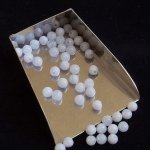 画像2: ブルーレースアゲーテ/丸玉片穴5mmφ2個セット(サイズペアリング済) (2)