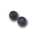 画像1: ソーダライト/丸玉片穴3mmφ2個セット(サイズペアリング済) (1)